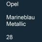 Preview: Opel, Marineblau Metallic, 028.